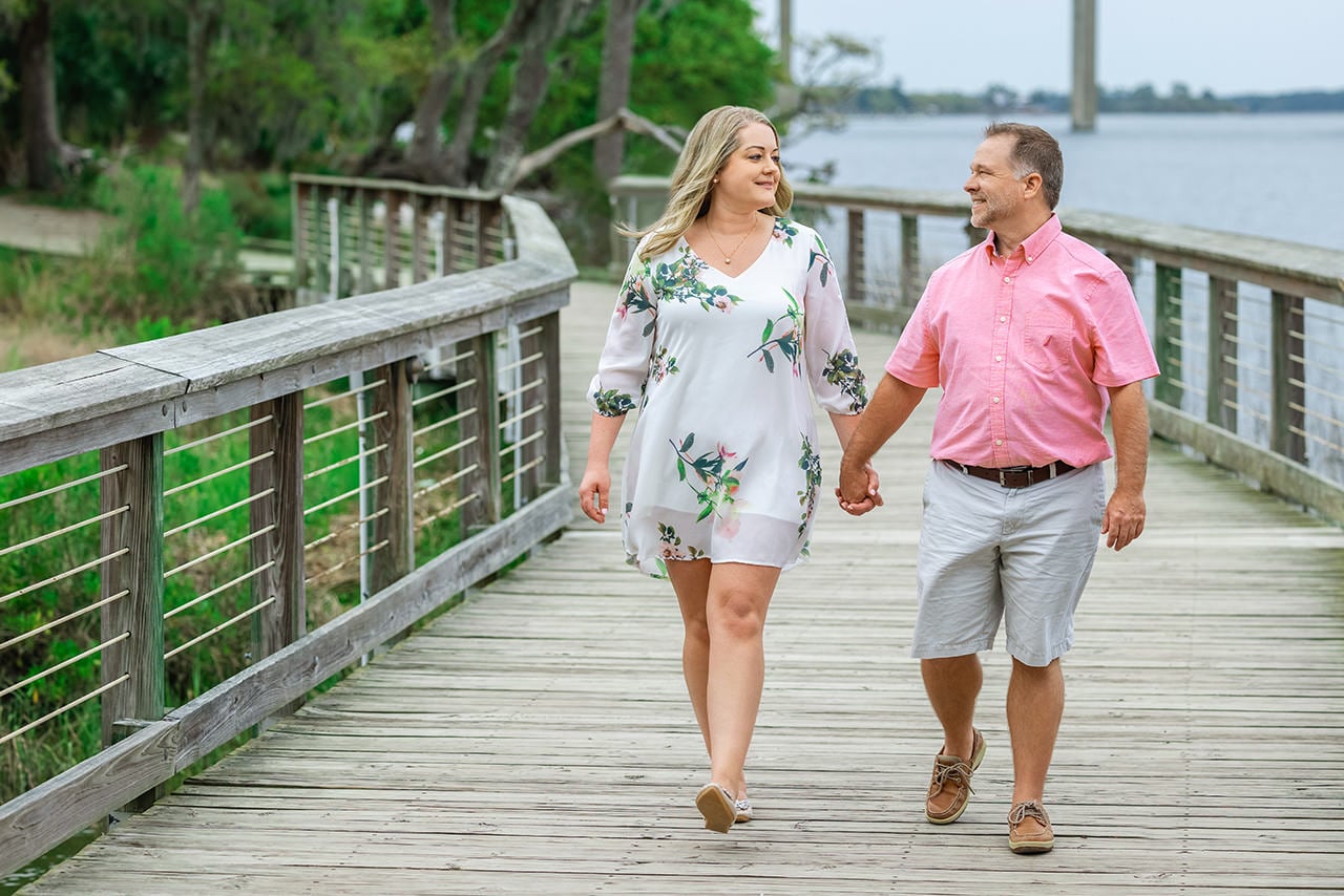 charleston anniversary photo session at Daniel island