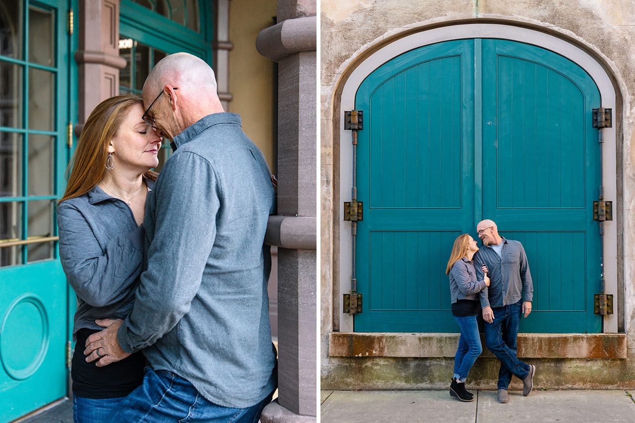 charleston anniversary photo session at Dock Street Theatre