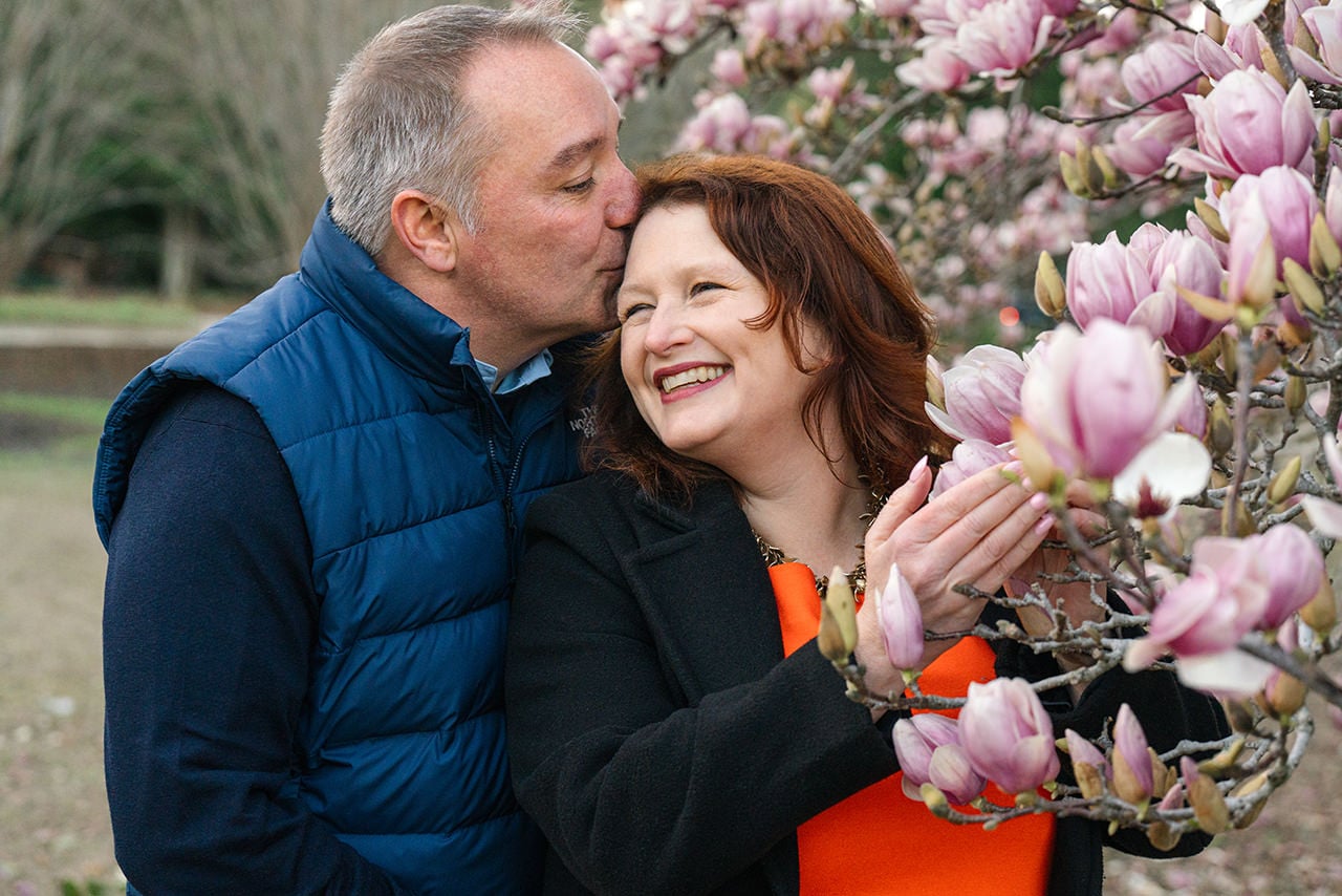 charleston anniversary photo session at Hampton Park