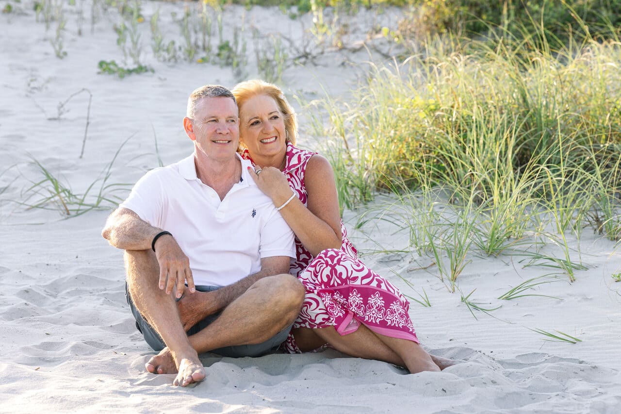 charleston anniversary photo session at Isle of palms