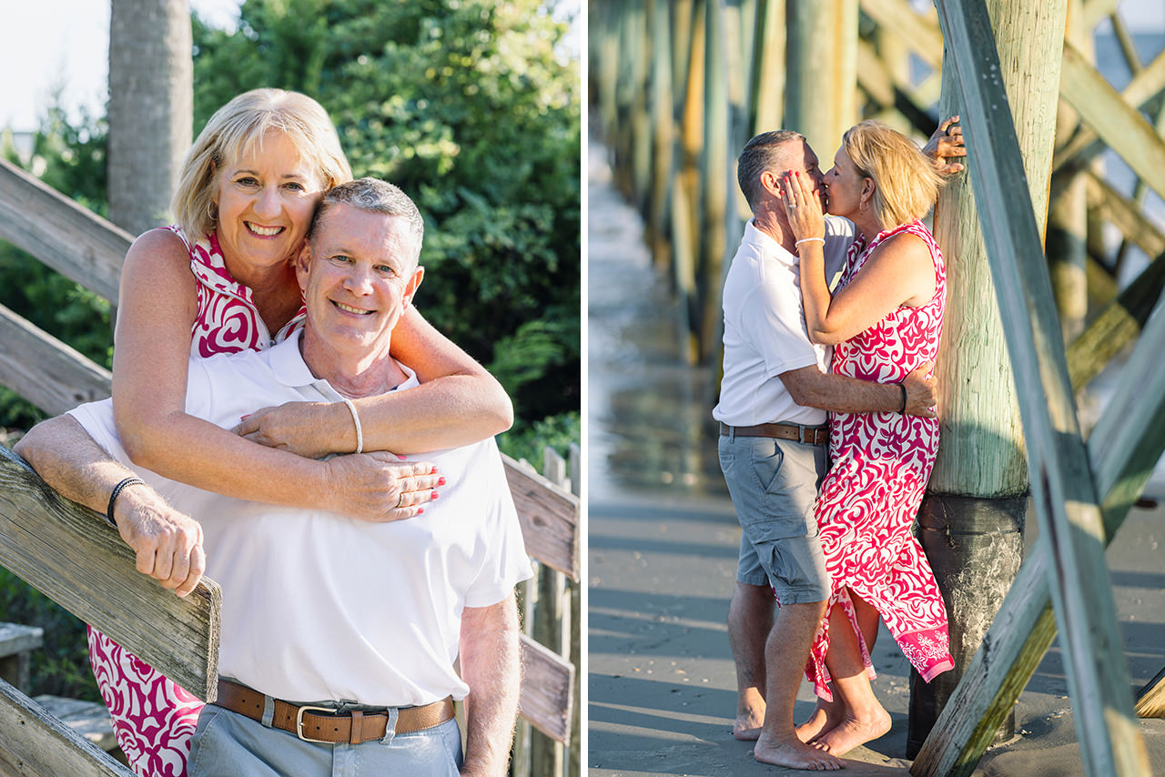 charleston anniversary photo session at Isle of palms