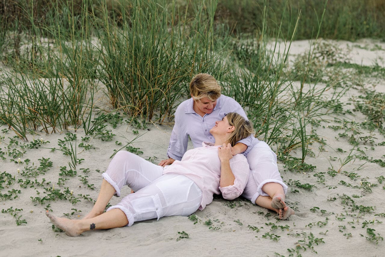 charleston anniversary photo session at Isle of palms