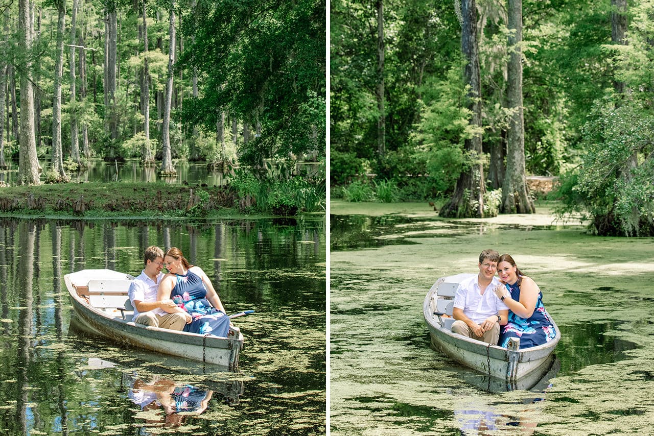 charleston anniversary photo session at cypress gardens