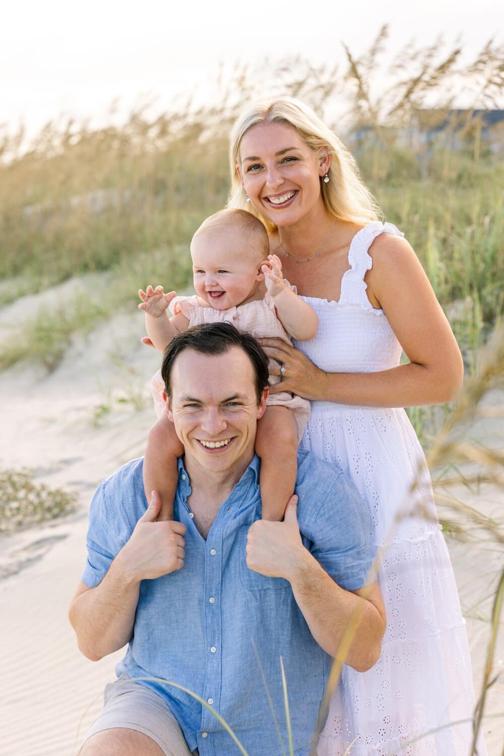 family portrait with baby