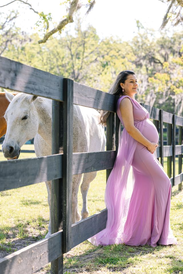 Yara and Benjamin’s Maternity Session at Boone Hall
