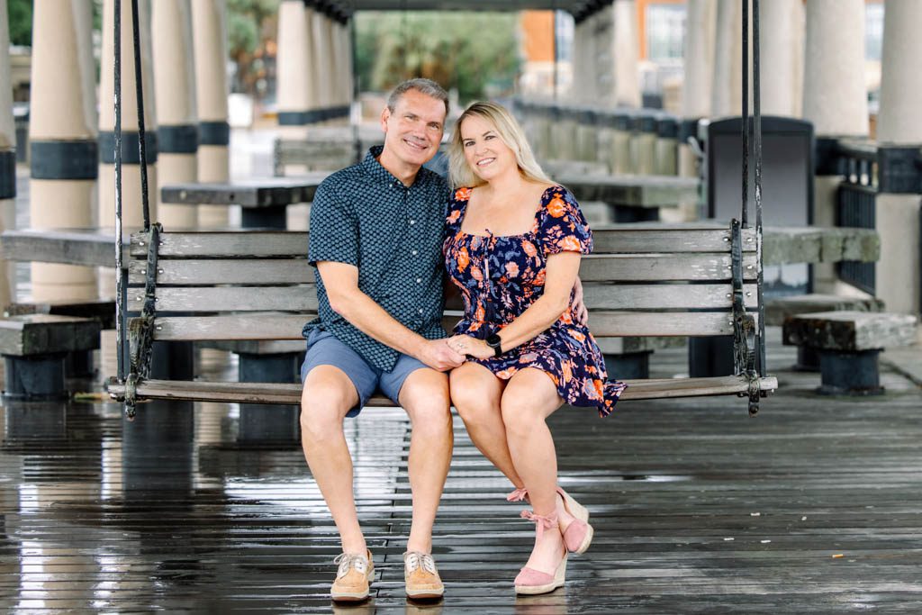 waterfront-park-and-pineapple-fountain-engagement-photographers-benches-near-pineapple-fountain-6